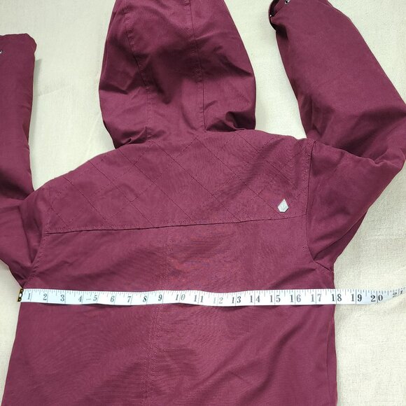 Volcom Snowboard Sherpa Lining Long Coat Jacket (S) - Picture 9 of 9